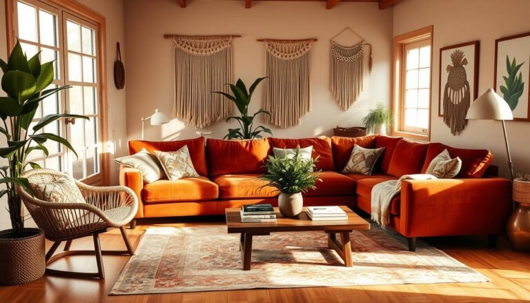 19 Gorgeous Boho Mid-Century Modern Living Room – Lovely Harbor