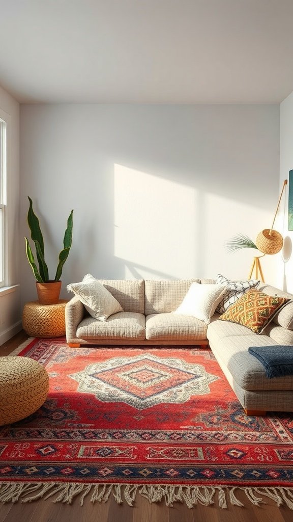 19 Stunning Boho Mid-Century Modern Living Room Ideas